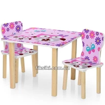 Детский столик 506-62 Сова, со стульчиками
