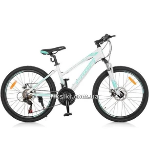 Купить Спортивный велосипед 24д. G24ELEGANCE A24.3, бело-голубой