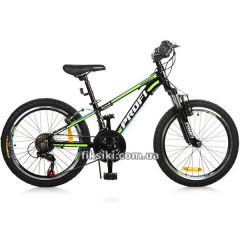 Купить Спортивный велосипед 20д. G20A315-L-1B, черно-салатовый