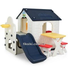 Купить Детский игровой домик M 5400-1-2, с горкой