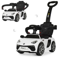 Купить Детский электромобиль - толокар M 3591 L-1, Lamborghini, белый