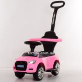 Детская каталка-толокар M 3503 A(MP3)-8, Audi, розовая