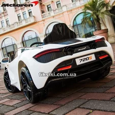 Детский электромобиль M 4085 EBLR-1 Mclaren, мягкое сиденье, белый фото 11