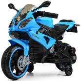 Детский мотоцикл M 4103-4 на аккумуляторе, синий | Дитячий мотоцикл M 4103-4