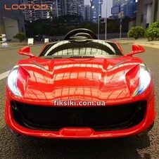 Детский электромобиль T-7641 EVA RED Ferrari, красный фото 11