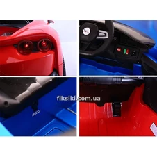 Детский электромобиль T-7641 EVA RED Ferrari, красный фото 77