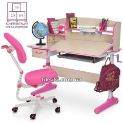 Купить Детская парта M 4092-8 со стульчиком, розовая