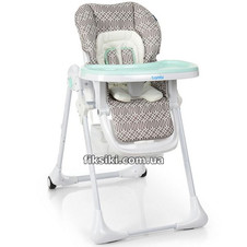 Стульчик для кормления M 3890 Ornament Mint, серый + мята
