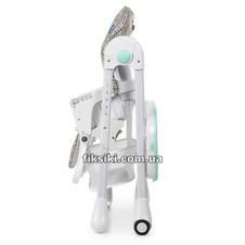 Стульчик для кормления M 3890 Ornament Mint, серый + мята фото 33
