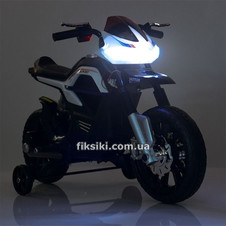 Детский мотоцикл JT 5158-1 Yamaha, белый фото 55